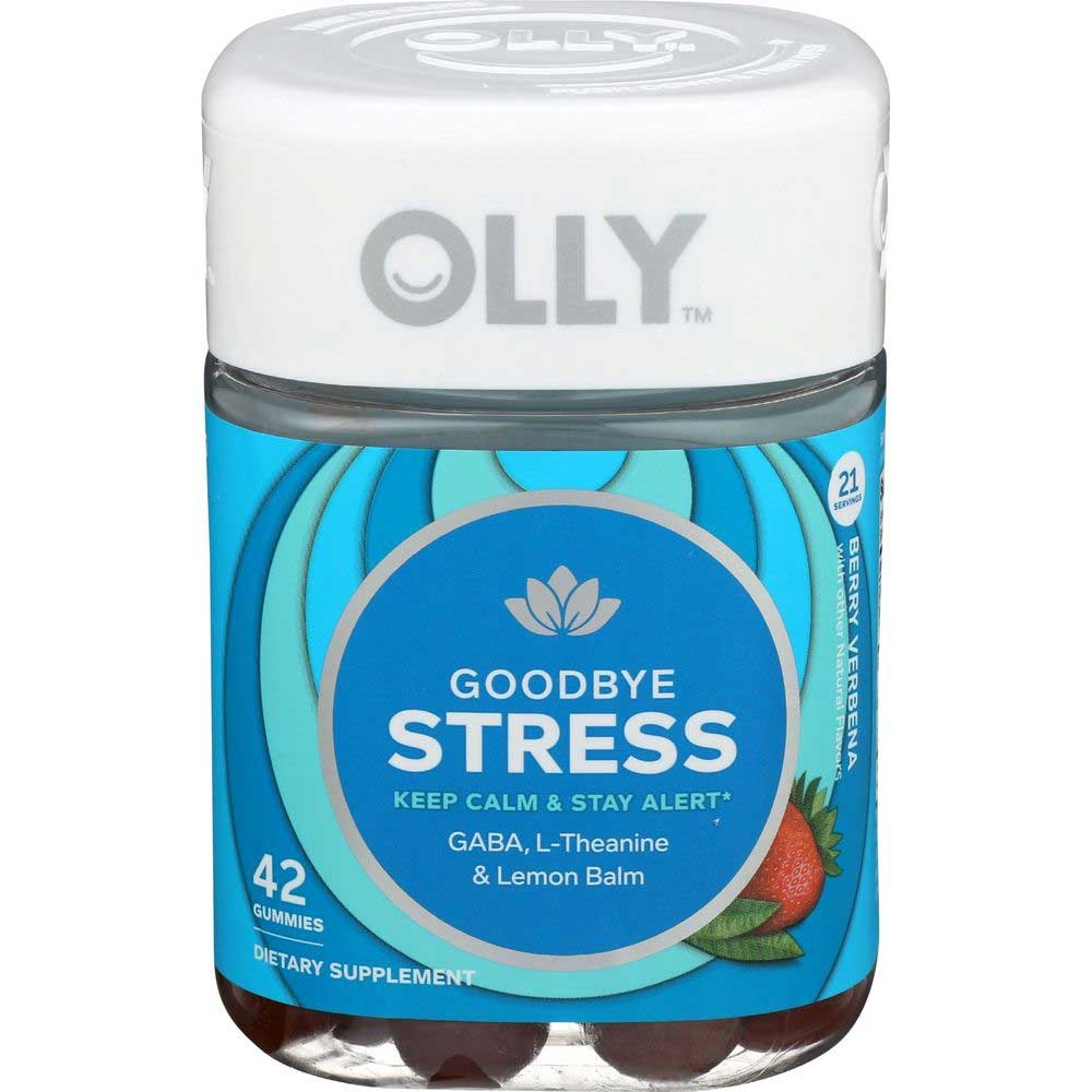 Olly Goodbye Stress Berry Verbena Gummies - 42 count per pack
