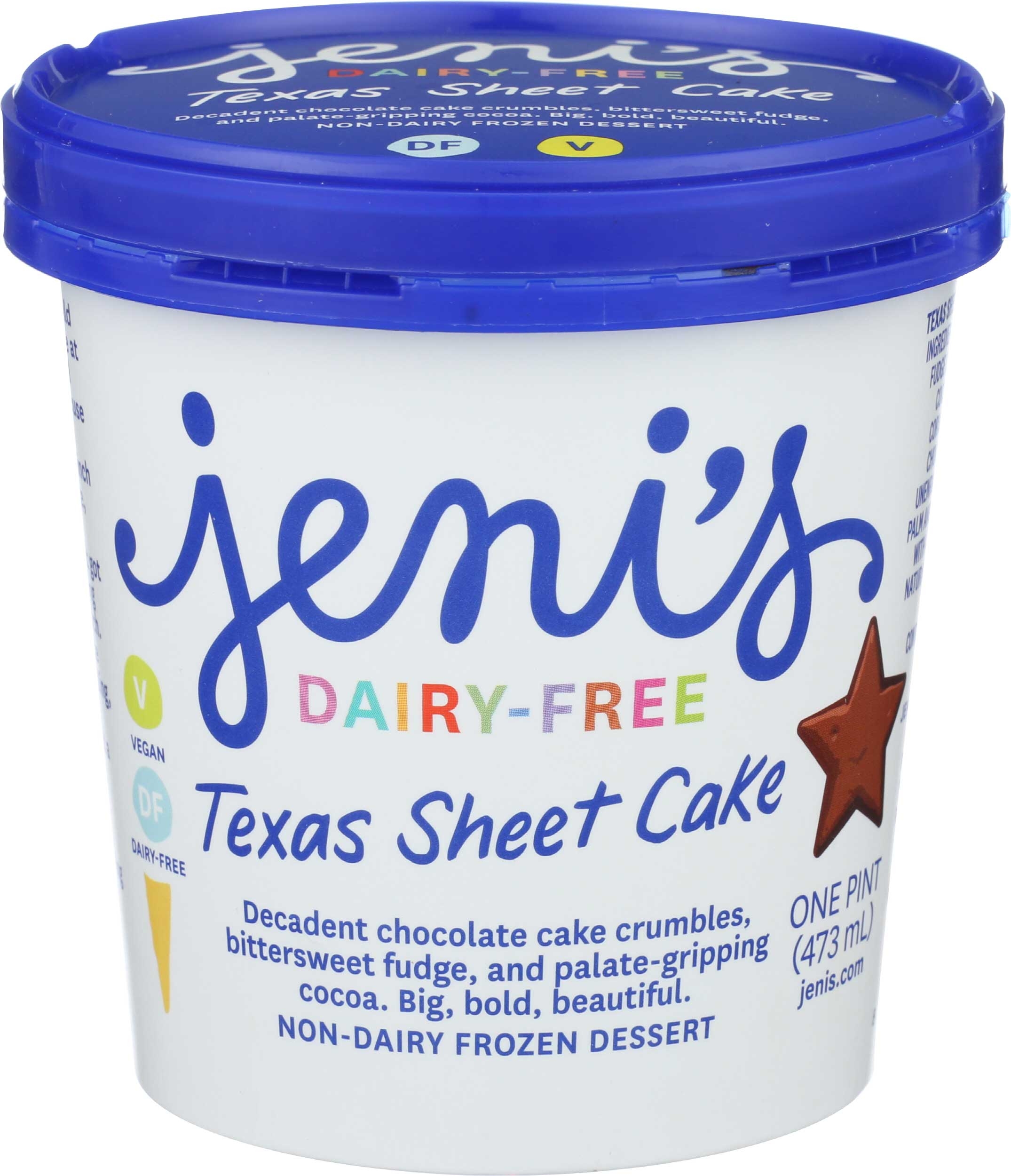 Jenis Dairy Free Texas Sheet Cake, 16 Fluid Ounce -- 8 per case