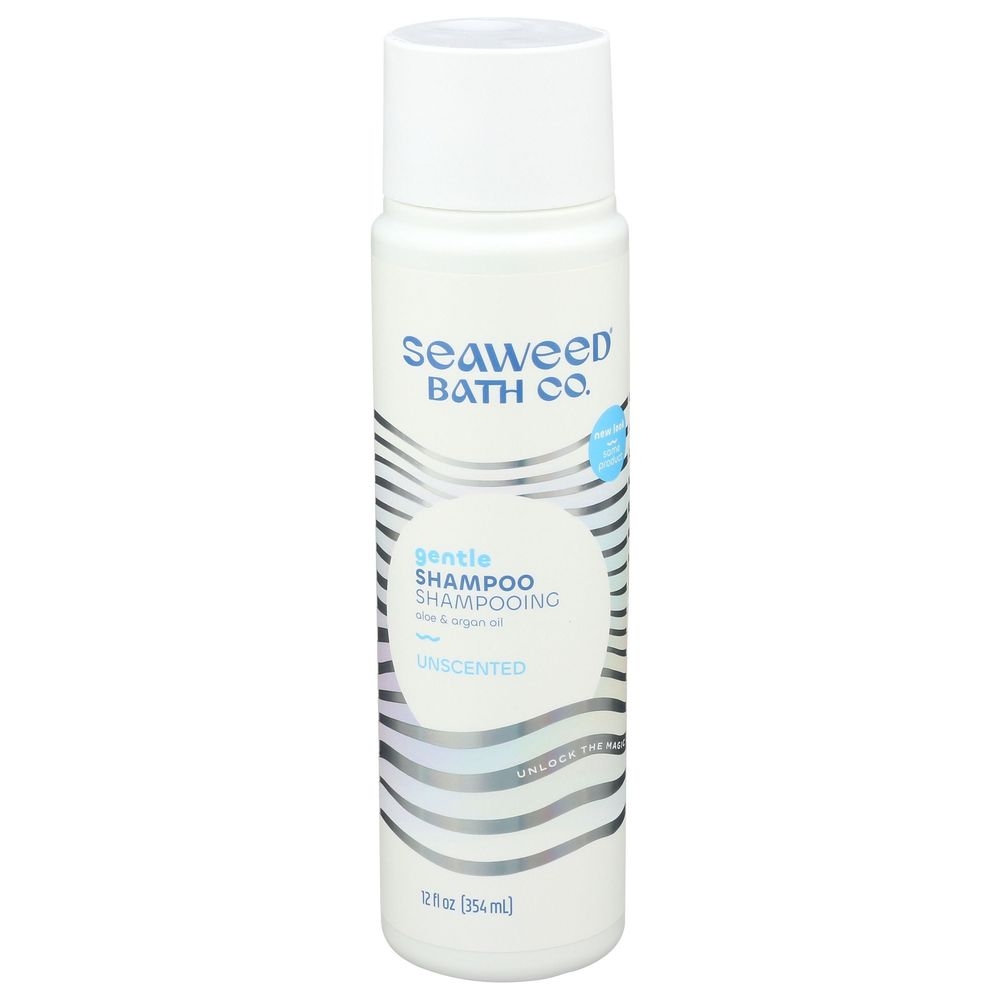 Seaweed Bath Unscented Gentle Shampoo, 12 Fluid Ounce