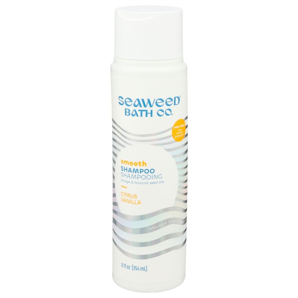 Seaweed Bath Citrus Vanilla Smooth Shampoo, 12 Fluid Ounce