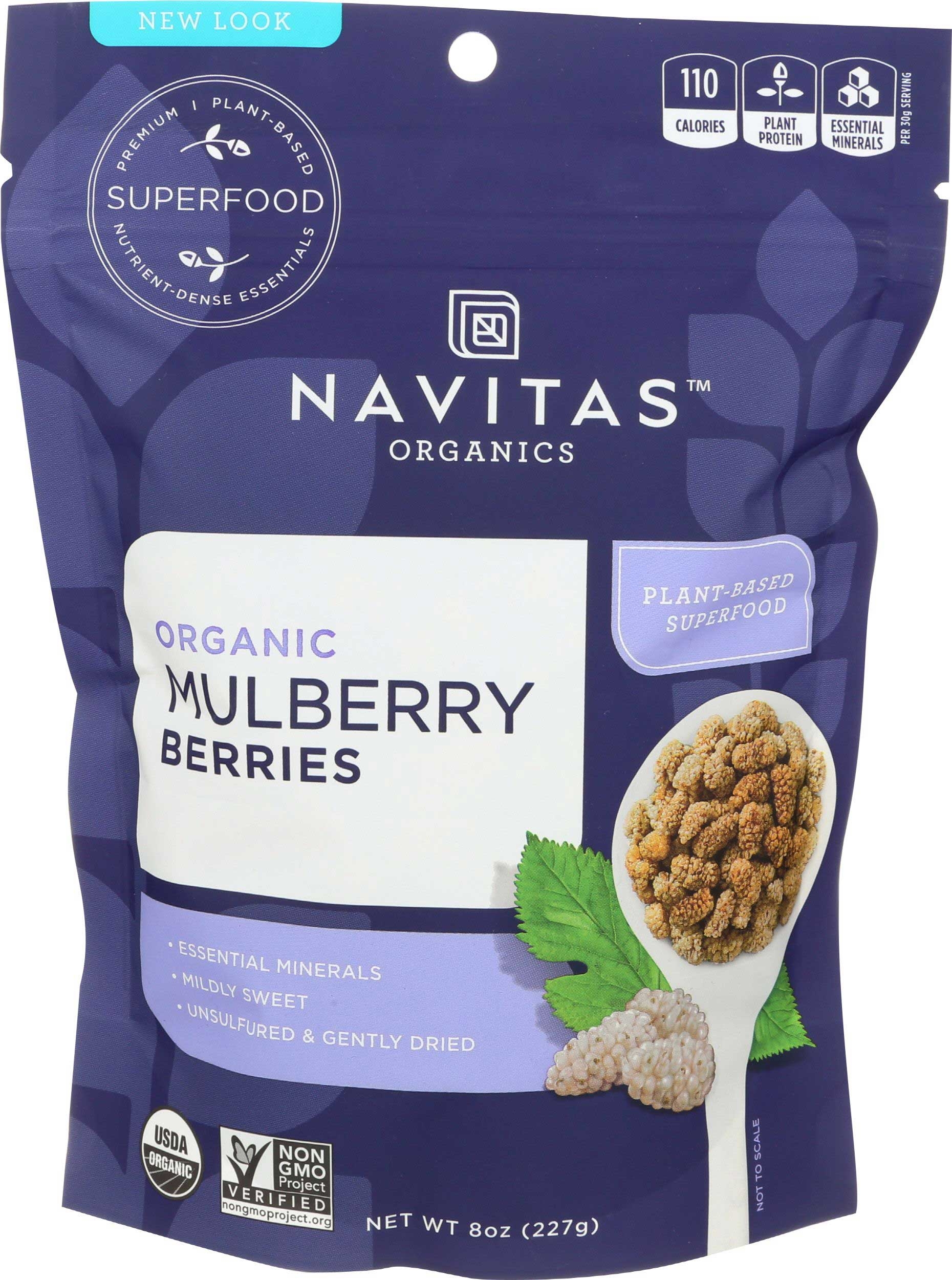 Navitas Organics Mulberries, 8 Ounce