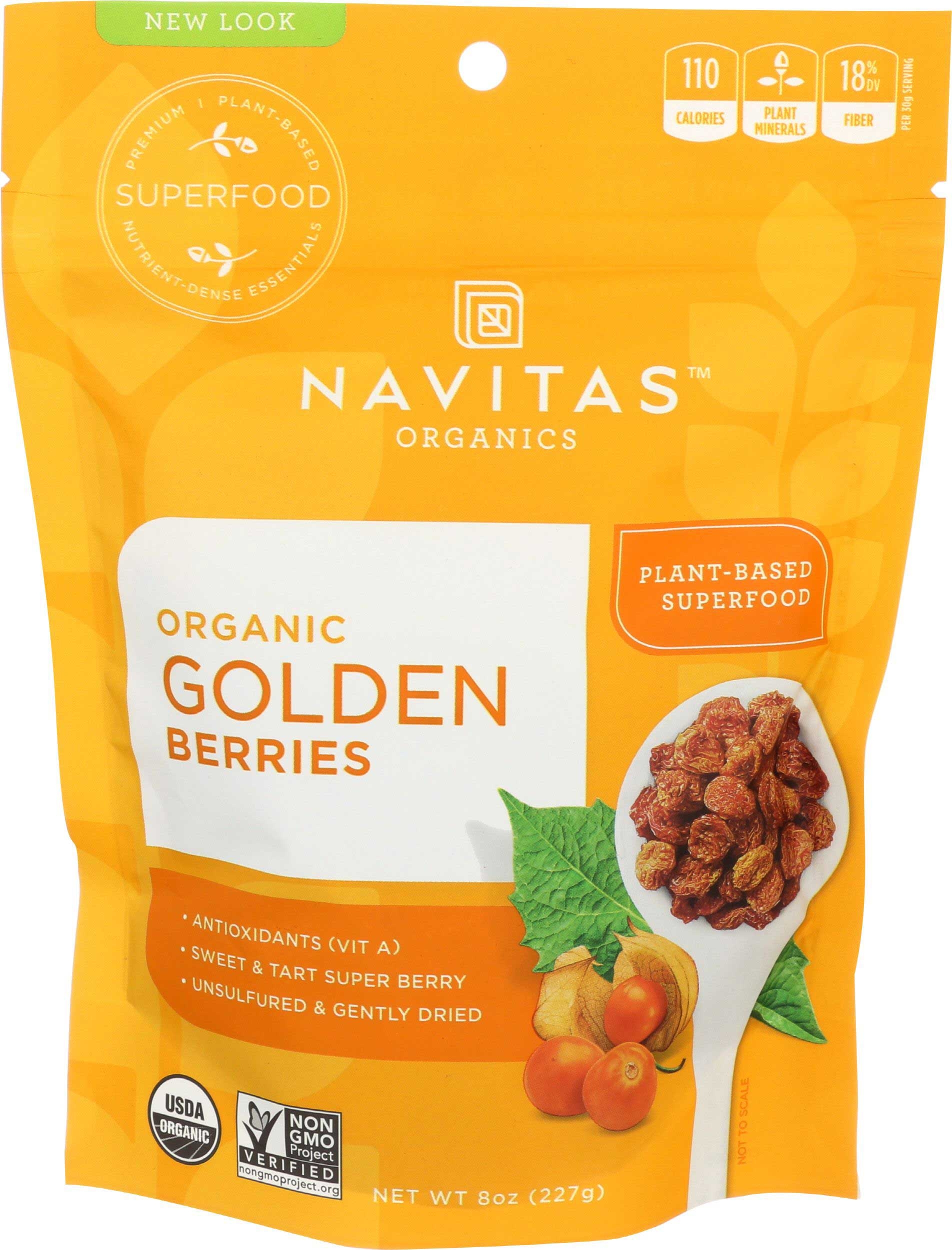 Navitas Organics Goldenberries, 8 Ounce