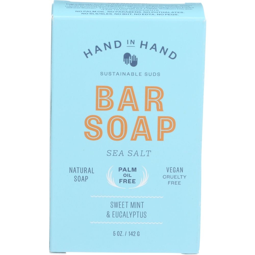 Hand in Hand Sea Salt Bar Soap, 5 Ounce