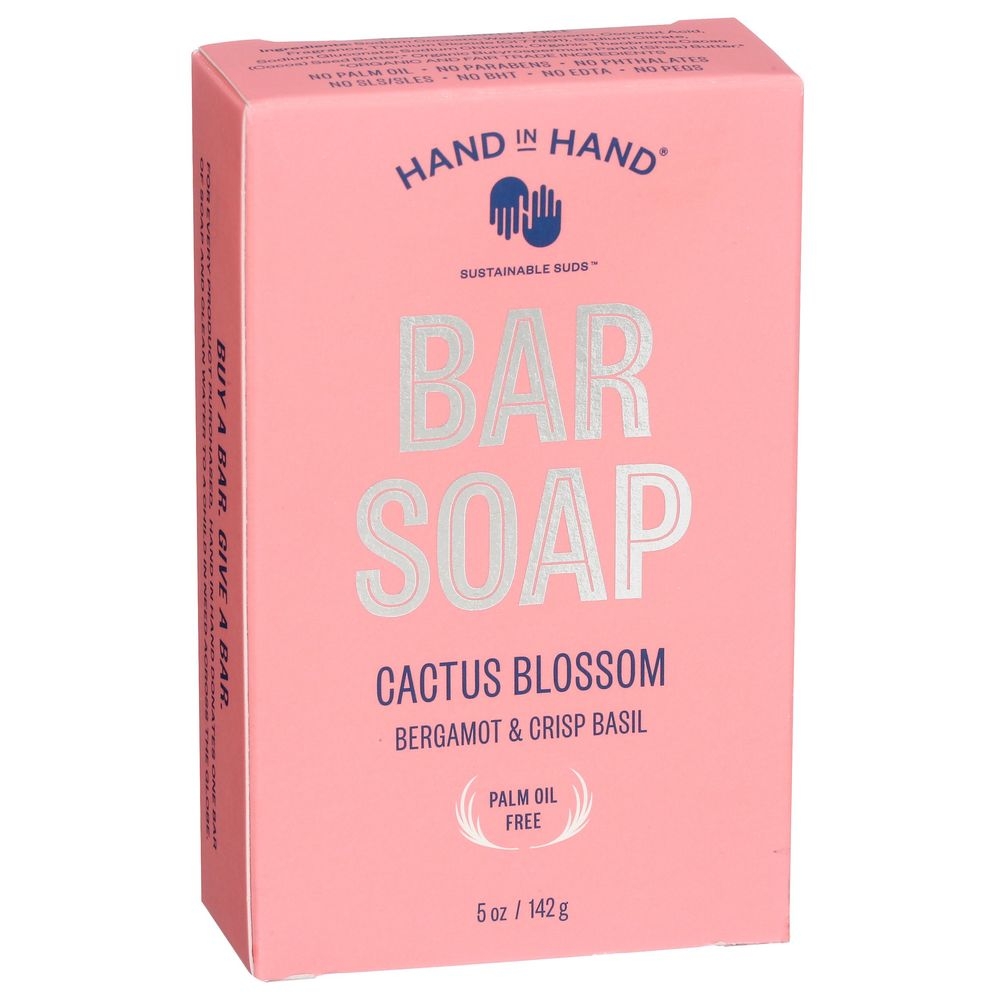 Hand in Hand Cactus Blossom Bar Soap, 5 Ounce
