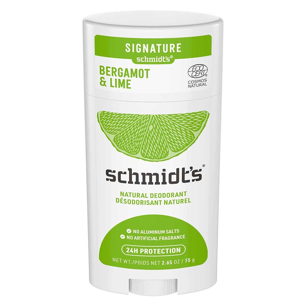 Schmidt's Bergamot Plus Lime Deodorant Stick, 2.65 Ounce -- 12 per case