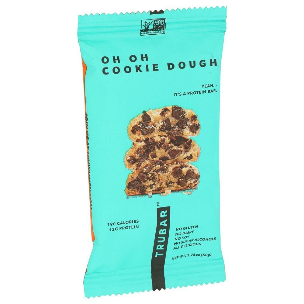 Tru Bar Oh Oh Cookie Dough Protein Bar, 1.76 Ounce -- 12 per case
