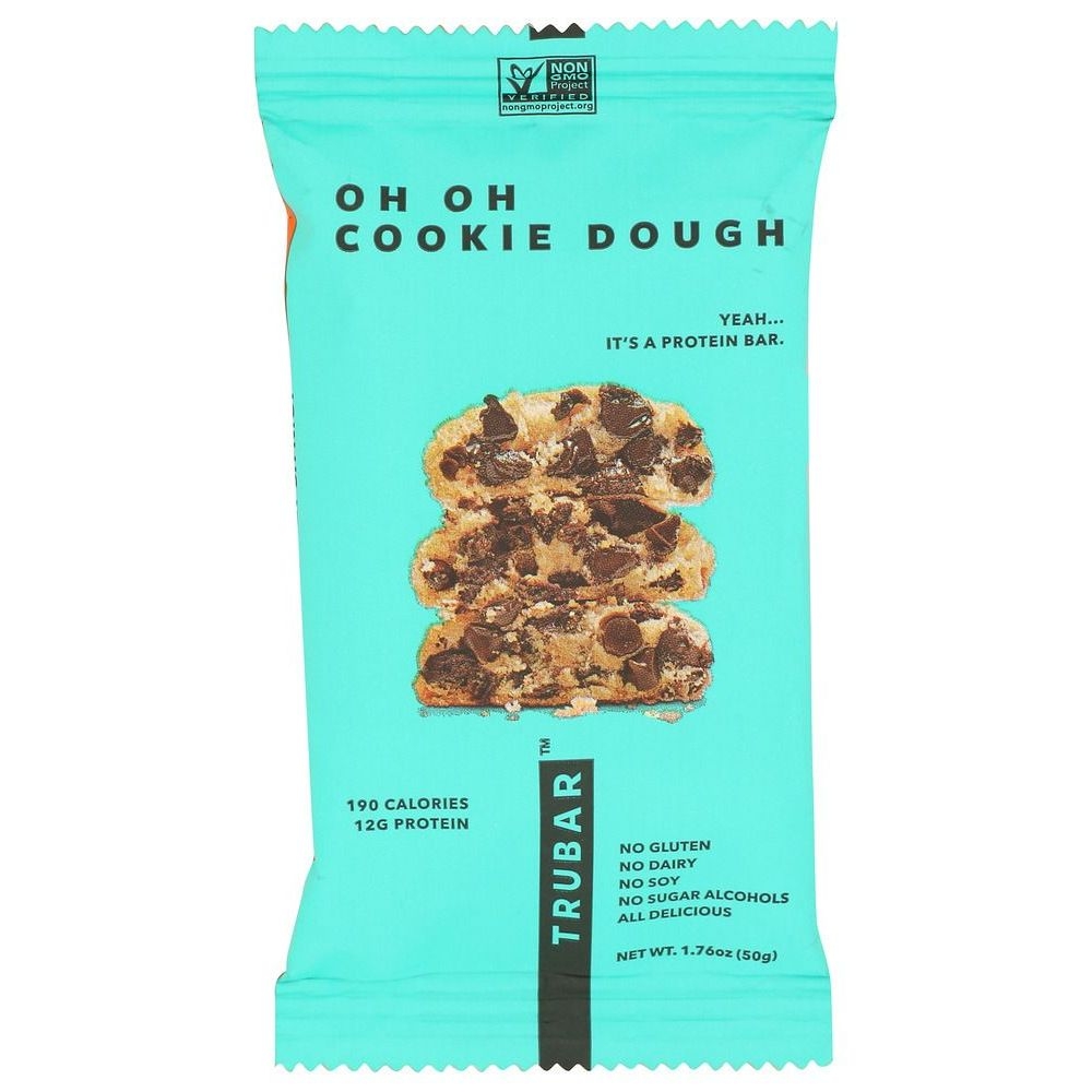 Tru Bar Oh Oh Cookie Dough Protein Bar, 1.76 Ounce -- 12 per case