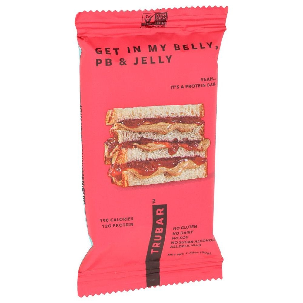 Tru Bar Peanut Butter and Jelly Protein Bar, 1.76 Ounce -- 12 per case