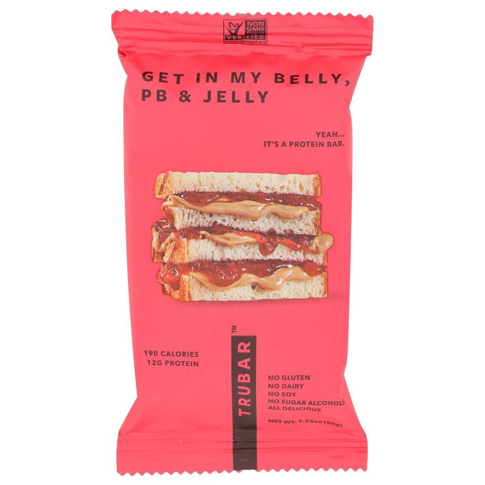 Tru Bar Peanut Butter and Jelly Protein Bar, 1.76 Ounce -- 12 per case