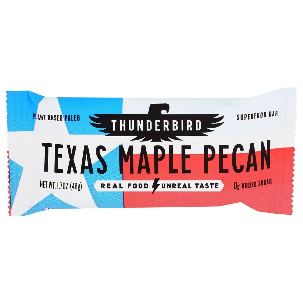 Thunderbird Texas Maple Pecan Snack Bar, 1.7 Ounce -- 12 per case