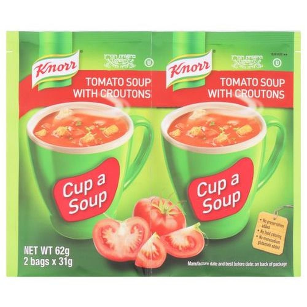 Knorr Instant Tomato Soup Mix with Croutons, 2.19 Ounce -- 24 per case