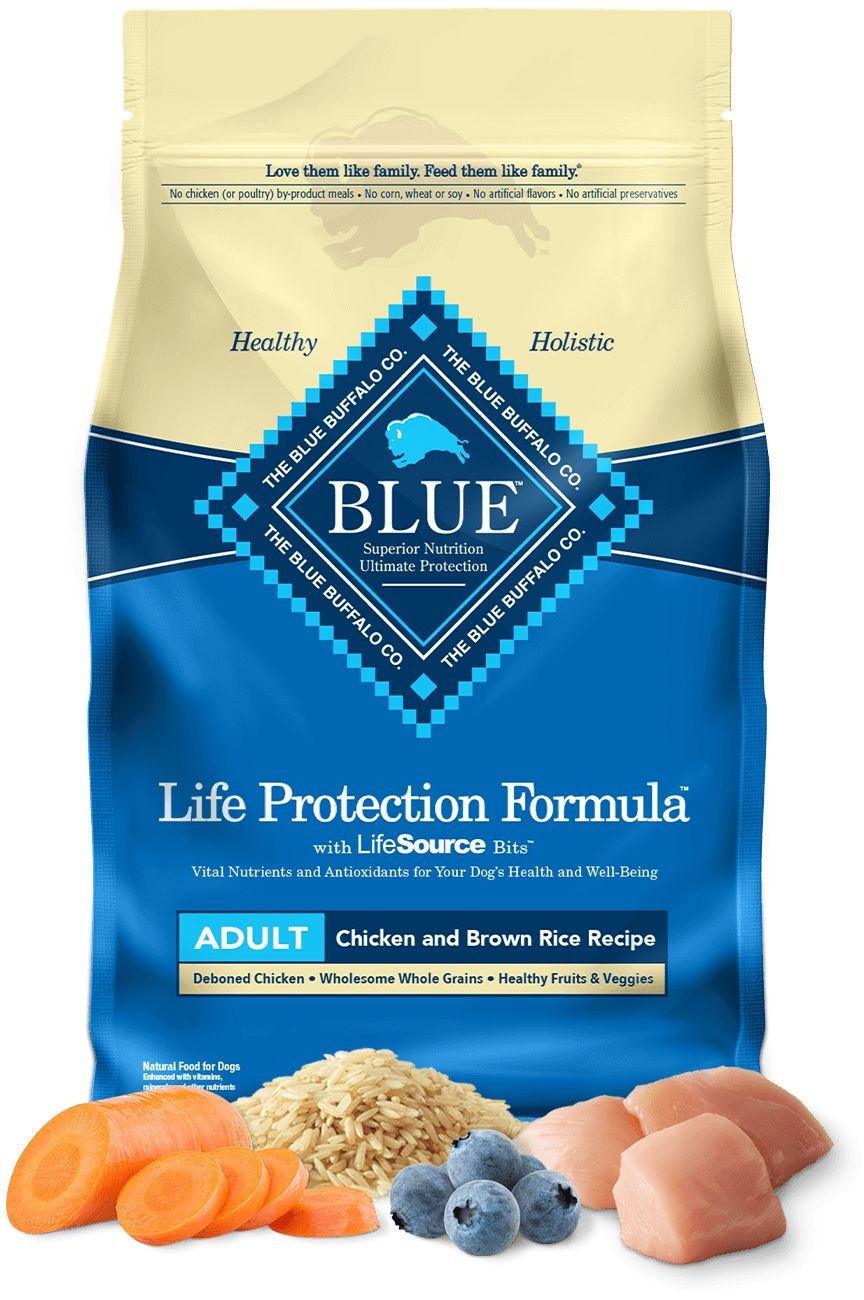 Blue Buffalo Life Protection Formula Chicken and Brown Rice Recipe Dry Dog Food, 15 Pound
