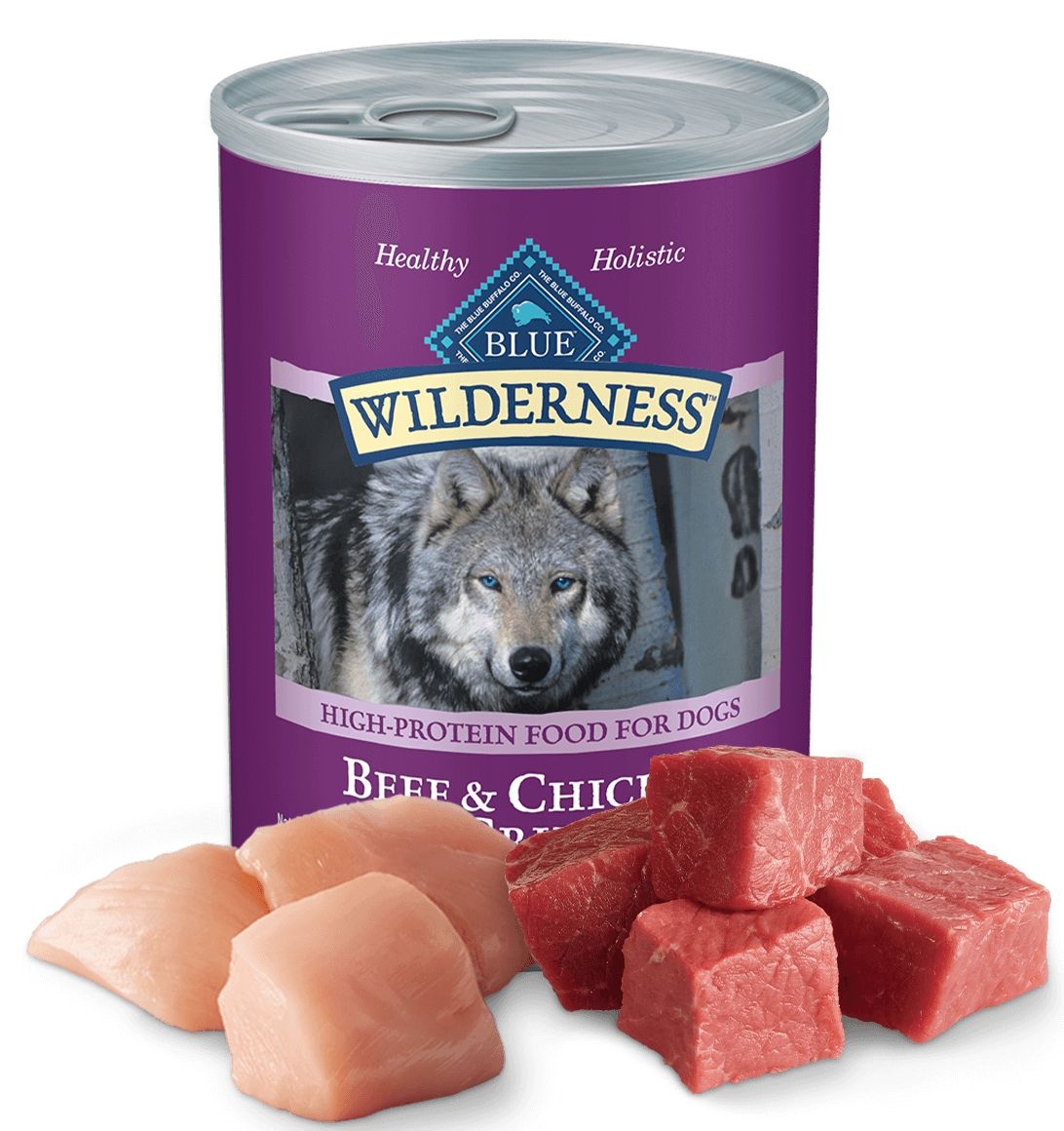 Blue Buffalo Wilderness Beef and Chicken Grill Wet Dog Food, 12.5 Ounce -- 12 per case