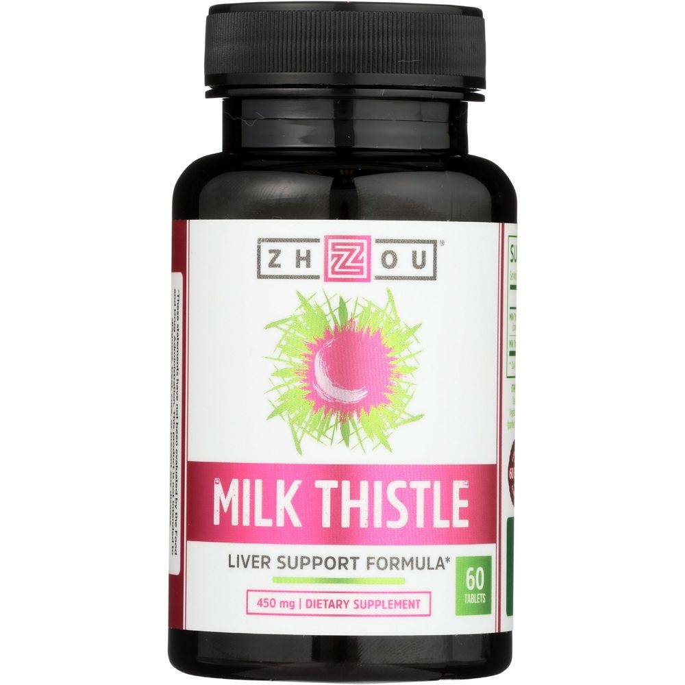 Zhou Milk Thistle Liver Support Formula Tablet, 60 count