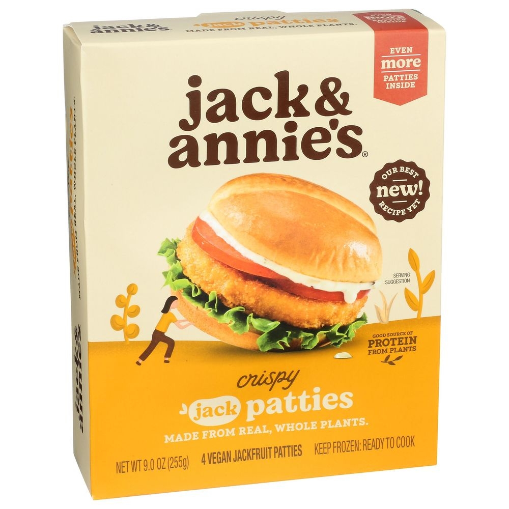 Jack and Annies Crispy Jack Patties, 9 Ounce -- 8 per case