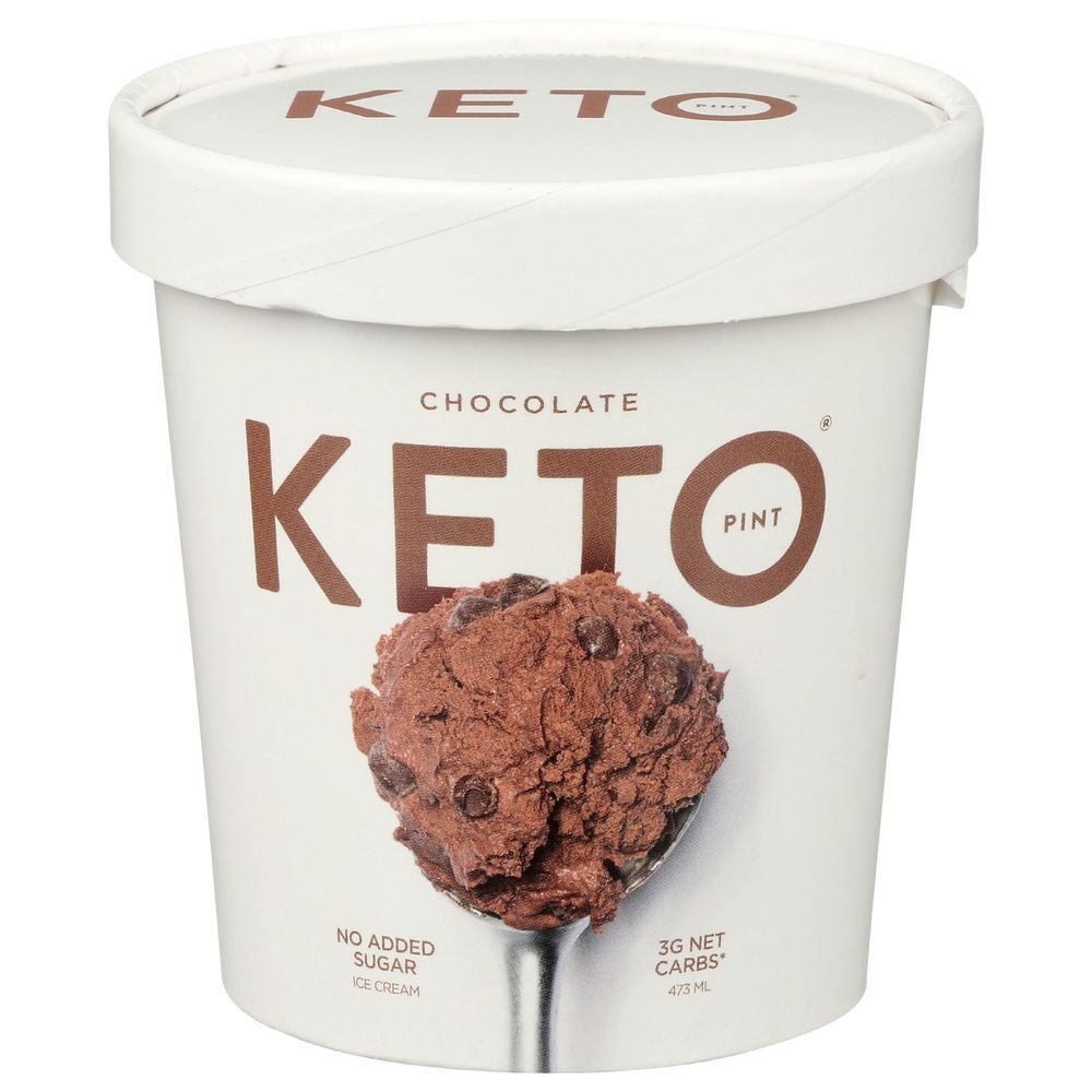Keto Chocolate Ice Cream, 1 Pint -- 8 per case