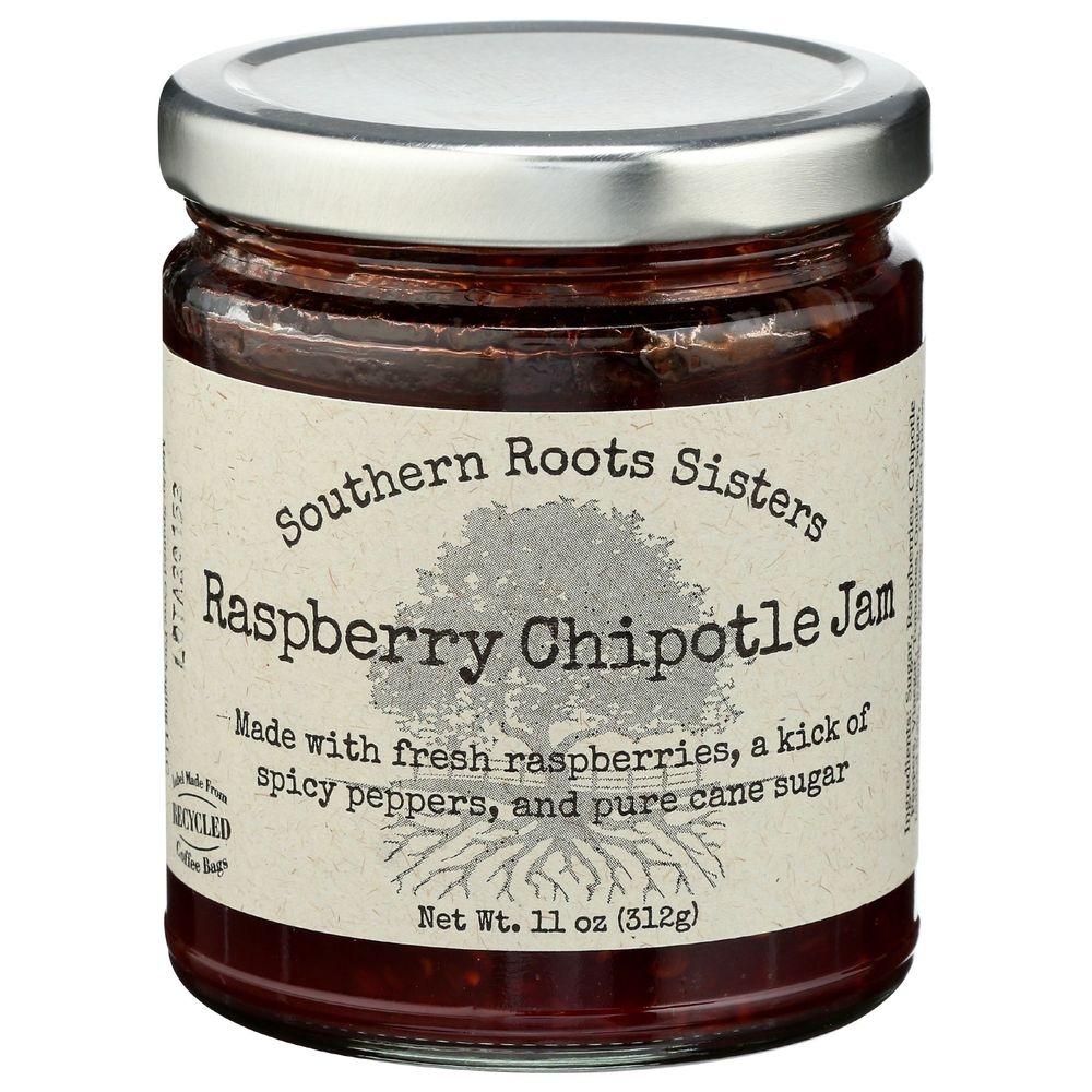 Southern Roots Sisters Raspberry Chipotle Jam, 11 Ounce -- 6 per case