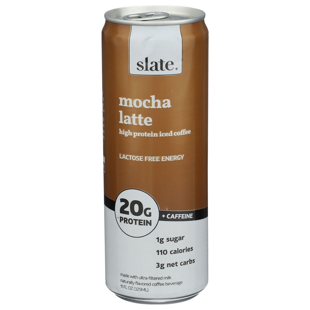 Slate Mocha Latte High Protein Iced Coffee, 11 Fluid Ounce -- 12 per case