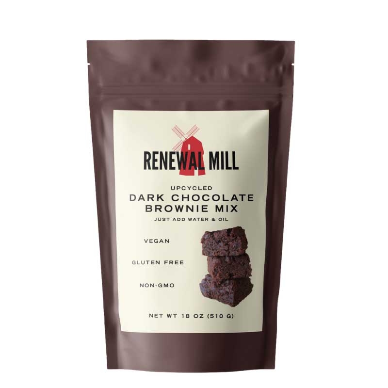 Renewal Mill Dark Chocolate Brownie Mix, 18 Ounce -- 6 per case