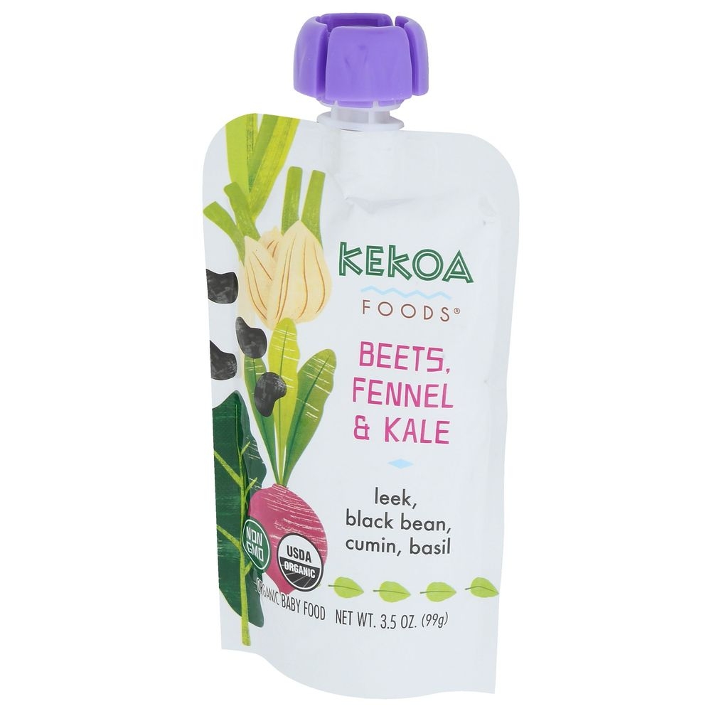 Kekoa Organic Beets Fennel and Kale Baby Food, 3.5 Ounce -- 6 per case