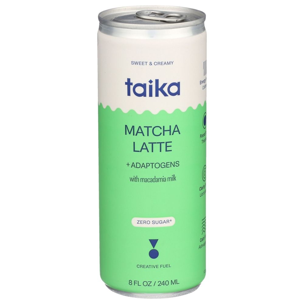 Taika Matcha Latte Tea, 8 Fluid Ounce -- 12 per case