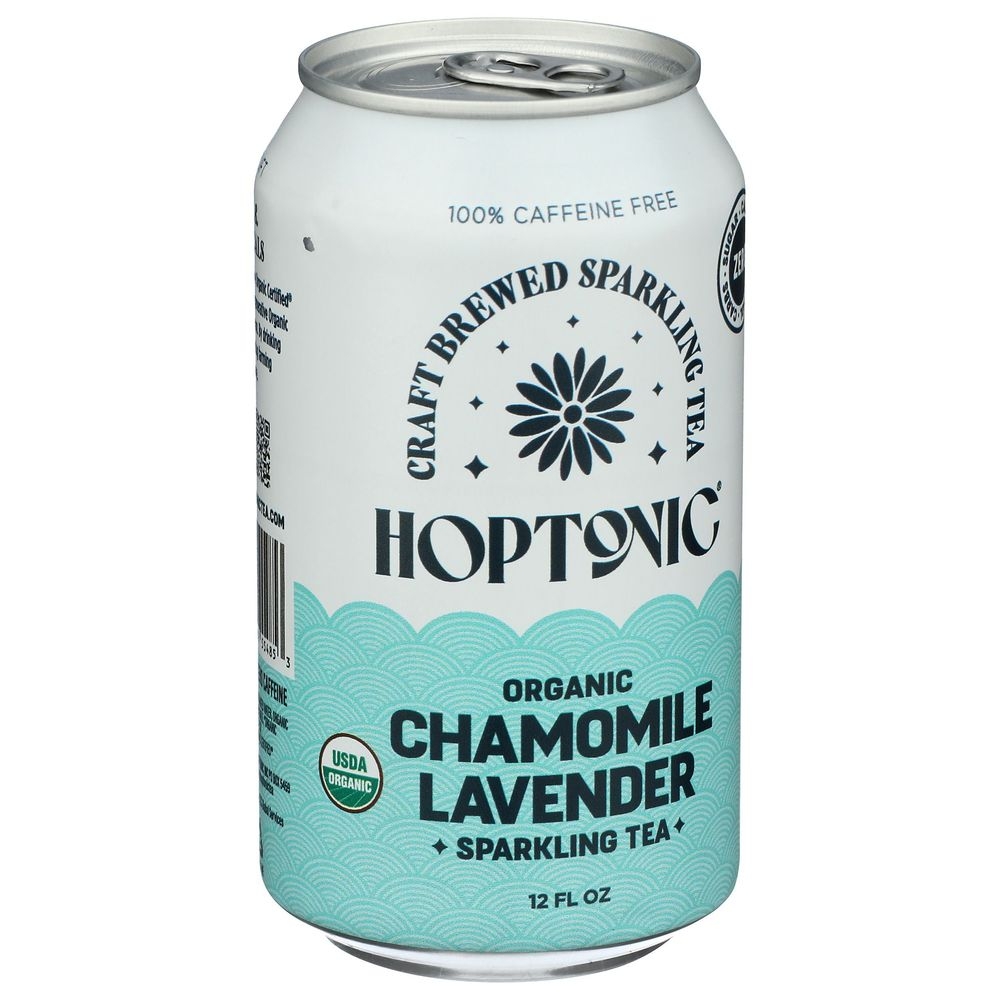 Hoptonic Organic Chamomile Lavender Sparkling Herbal Tea, 12 Fluid Ounce -- 12 per case