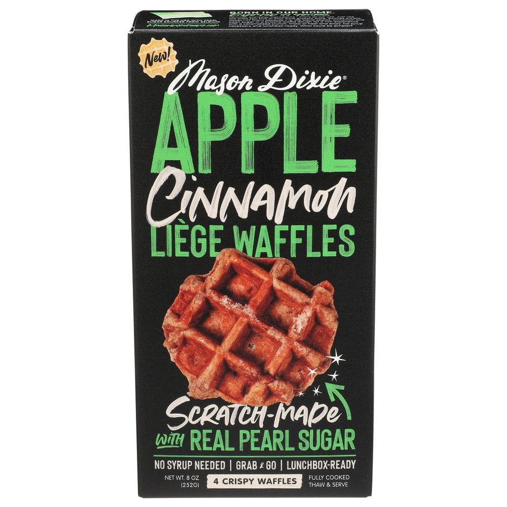 Mason Dixie Apple Cinnamon Liege Waffle, 8 Ounce -- 10 per case
