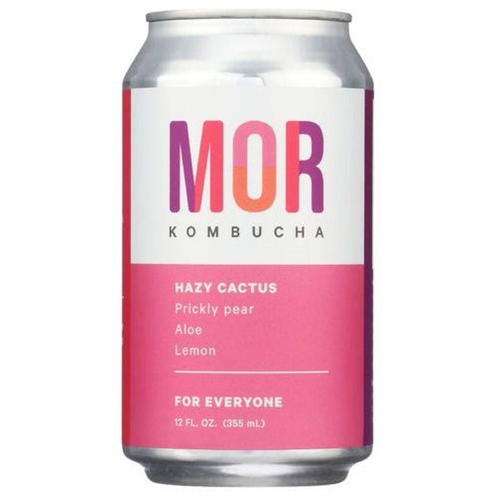 Mor Hazy Cactus Kombucha, 12 Fluid Ounce -- 12 per case