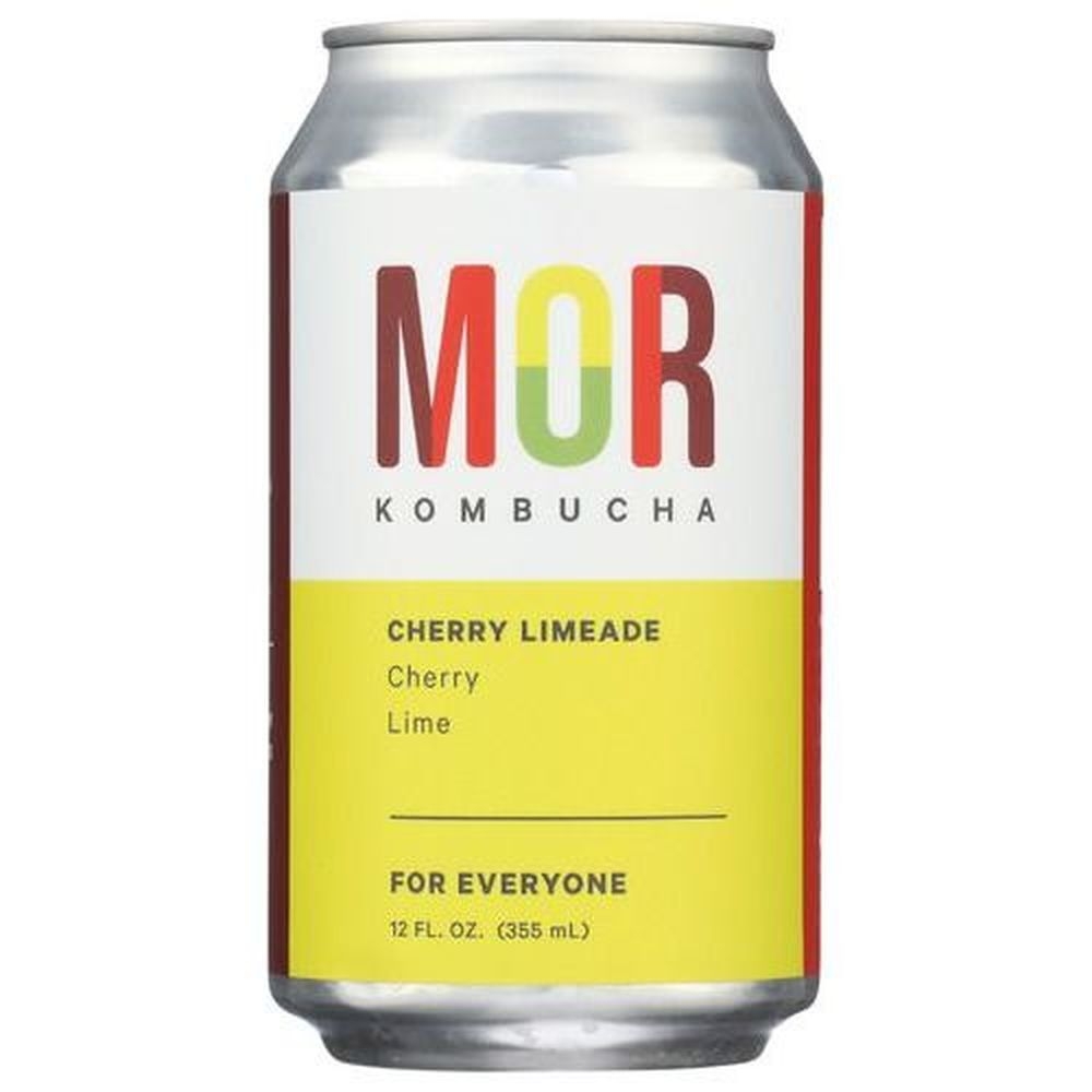 Mor Cherry Limeade Kombucha, 12 Fluid Ounce -- 12 per case