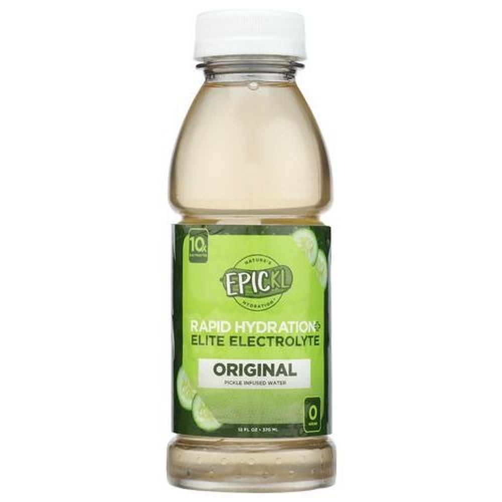 Natures Epickl Hydration Original Pickle Juice, 12 Fluid Ounce -- 9 per case