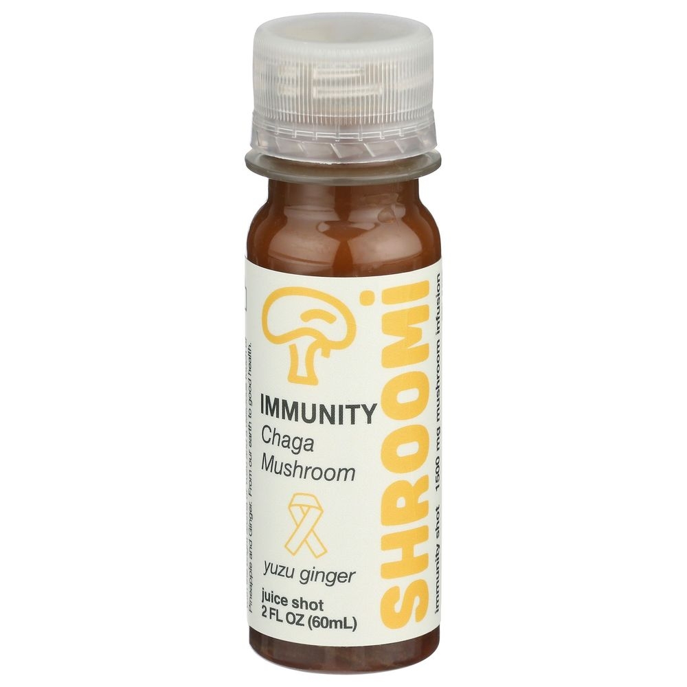 Shroomi Health Yuzu Ginger Mushroom Energy Shot, 2 Fluid Ounce -- 12 per case