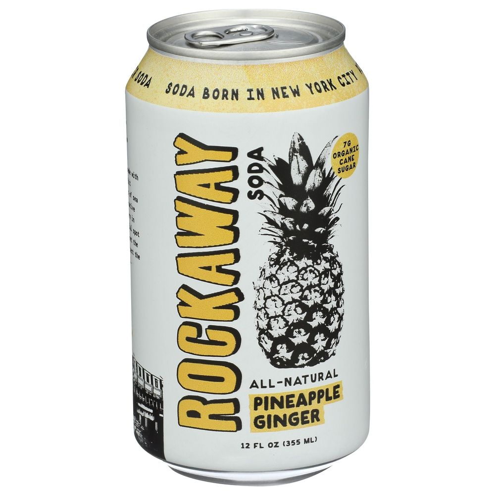 Rockaway Pineapple-Ginger Soda, 12 Fluid Ounce -- 12 per case