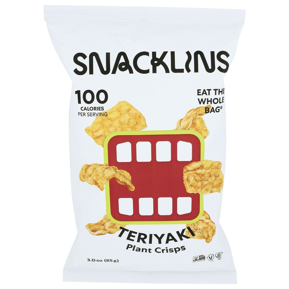 Snacklins Teriyaki Plant Crisps, 3 Ounce -- 12 per case