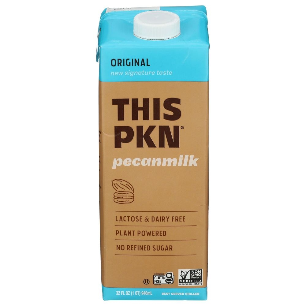PKN Original Pecan Milk, 32 Fluid Ounce -- 6 per case