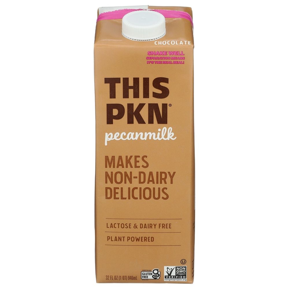 PKN Chocolate Pecan Milk, 32 Fluid Ounce -- 6 per case