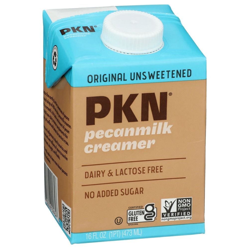 PKN Original Unsweetened Pecanmilk Creamer, 16 Fluid Ounce -- 6 per case