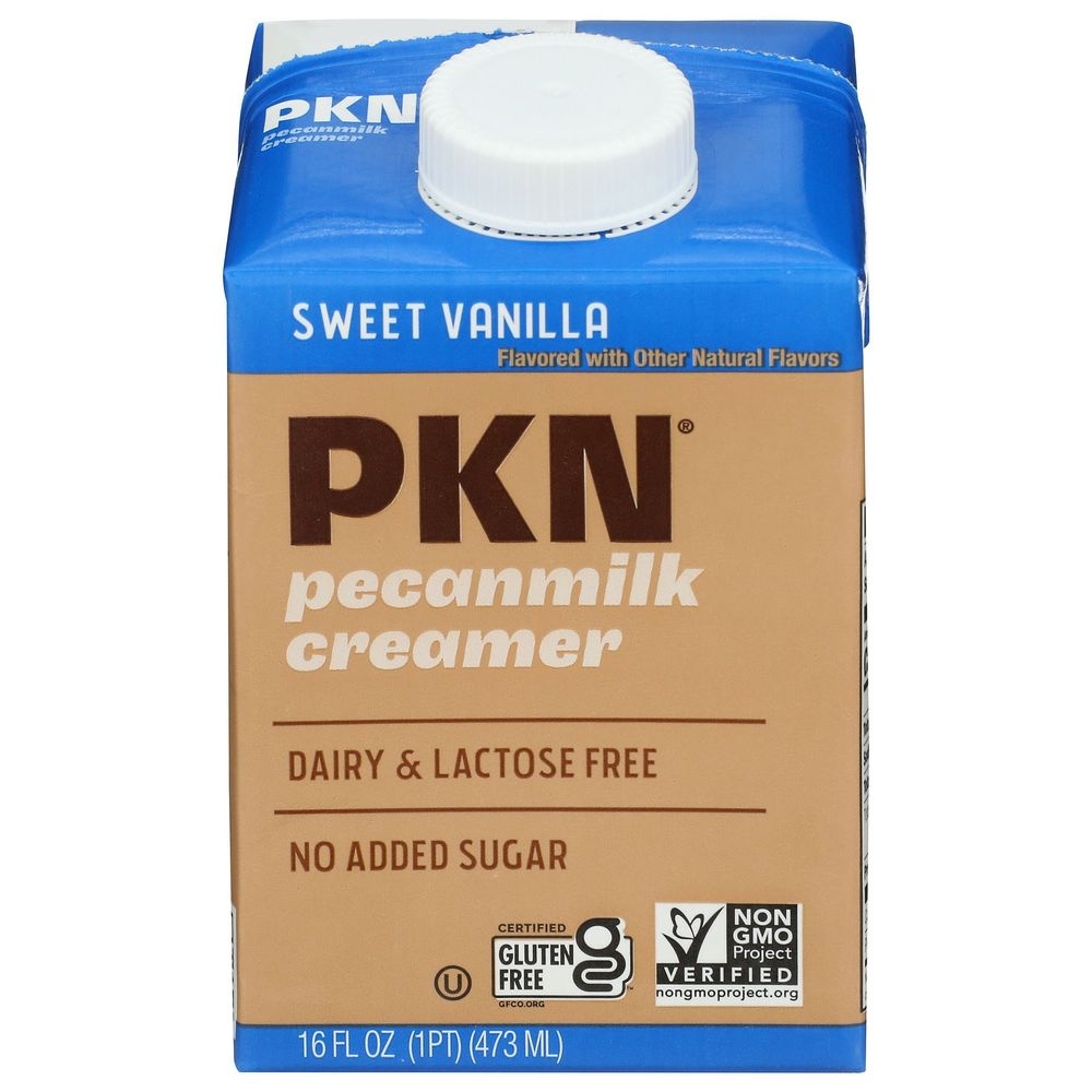 PKN Sweet Vanilla Pecan Milk Creamer, 16 Fluid Ounce -- 6 per case
