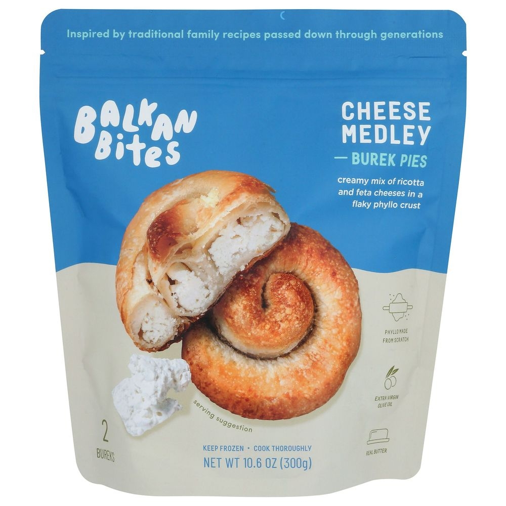Balkan Bites Cheese Medley Burek Pies, 10.6 Ounce -- 6 per case