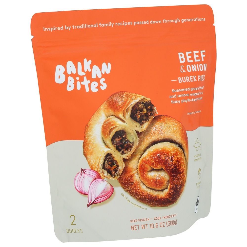 Balkan Bites Beef and Onion Burek Pies, 10.6 Ounce -- 6 per case
