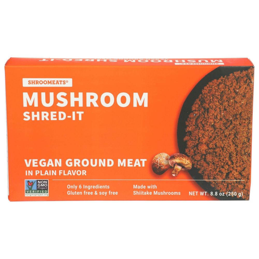 Shroomeats Shred It Ground Mushroom, 8.82 Ounce -- 6 per case