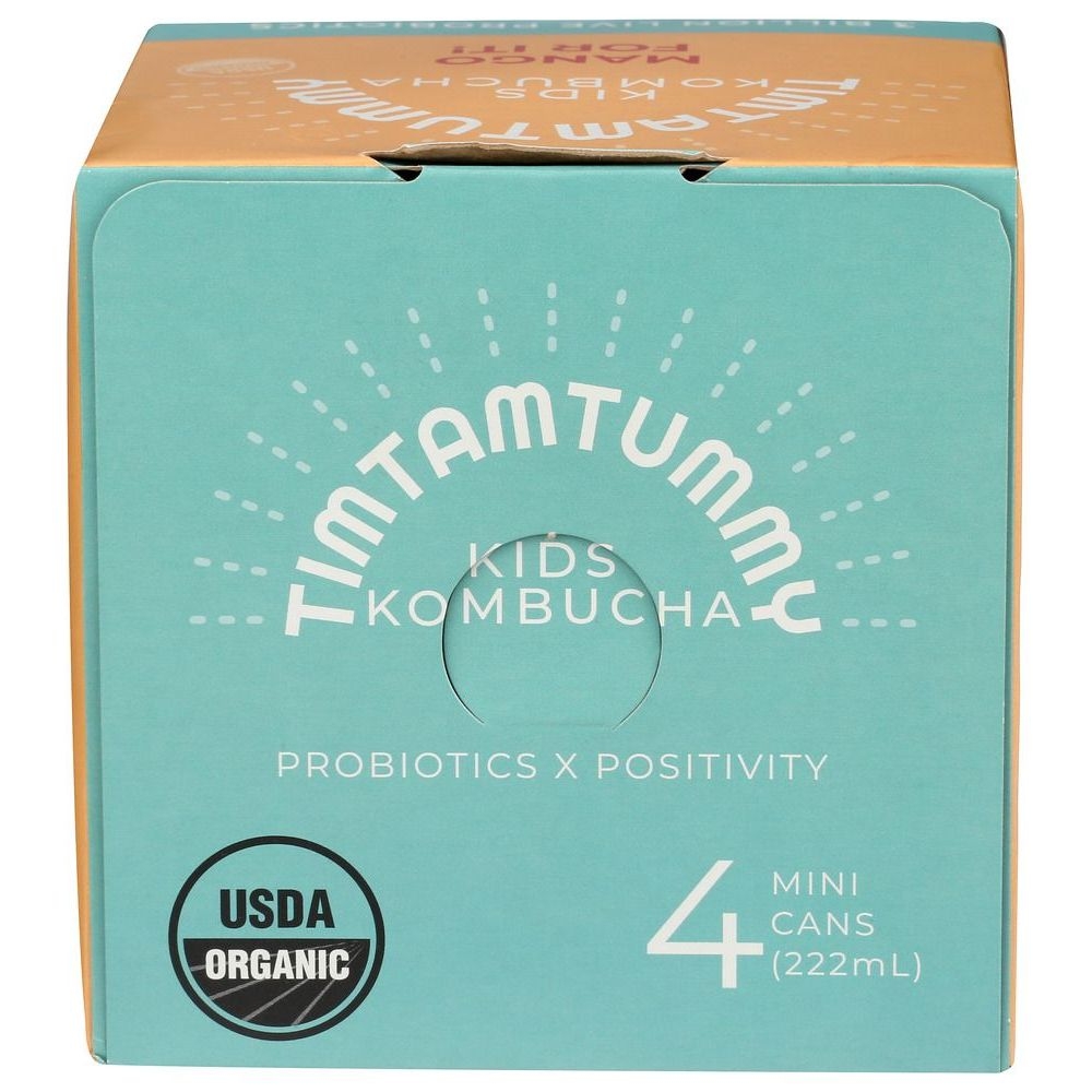 Tim Tam Tummy Mango Kids Kombucha, 30 Fluid Ounce -- 6 per case