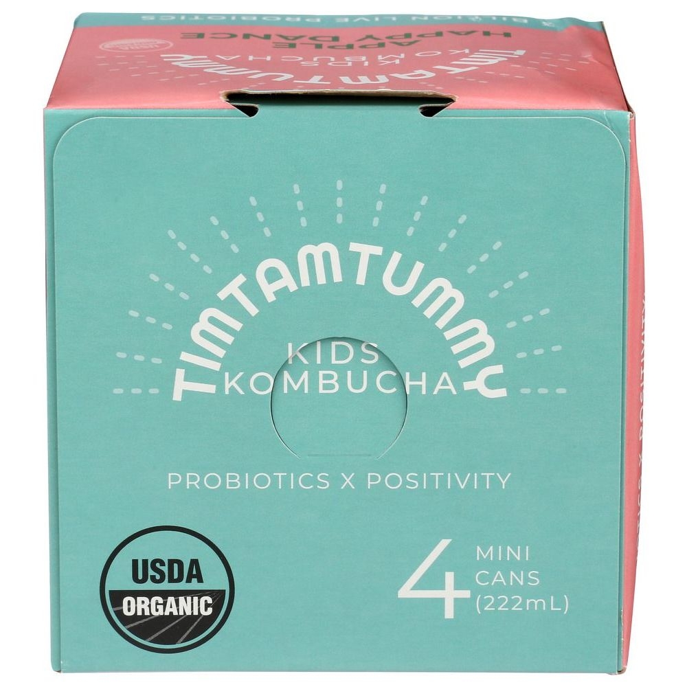 Tim Tam Tummy Apple Kids Kombucha, 30 Fluid Ounce -- 6 per case