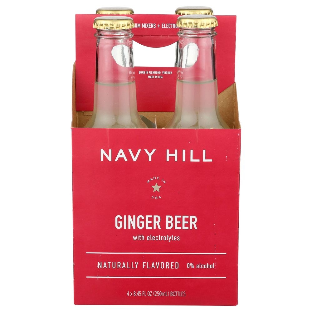 Navy Hill Ginger Beer, 33.8 Fluid Ounce -- 6 per case