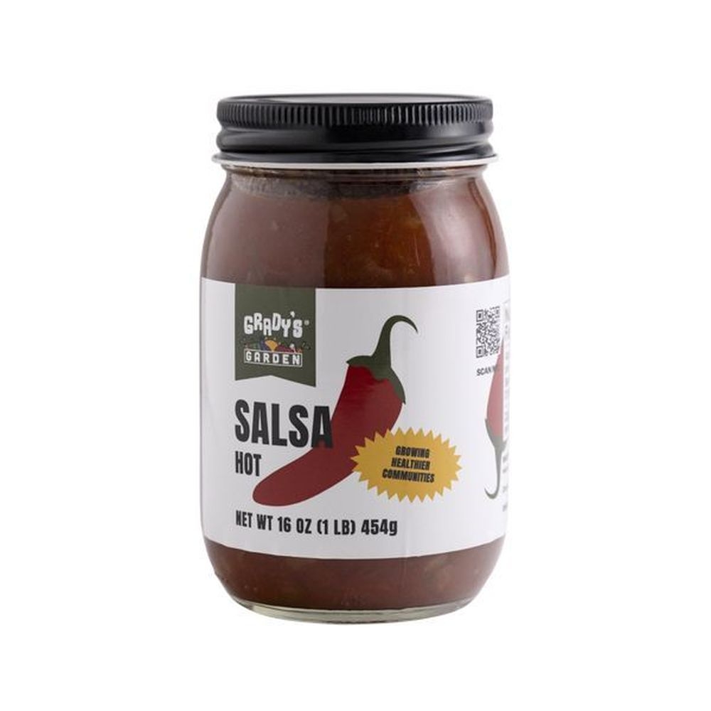 Gradys Garden Hot Salsa, 16 Ounce -- 6 per case