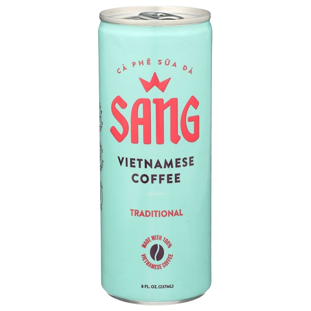 Sang Vietnamese Traditional Iced Coffee - Ready to Drink, 8 Fluid Ounce -- 12 per case