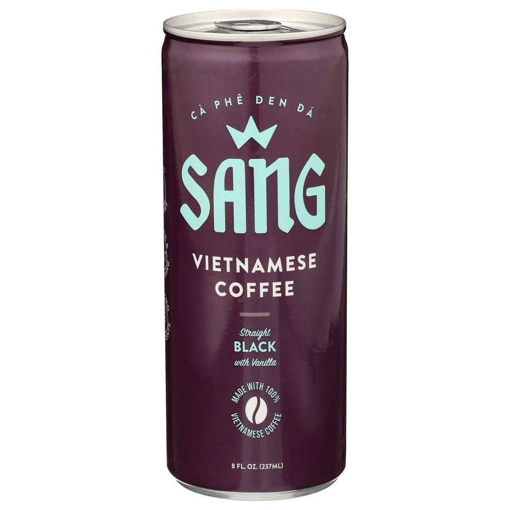Sang Vanilla Black Vietnamese Iced Coffee - Ready to Drink, 8 Fluid Ounce -- 12 per case