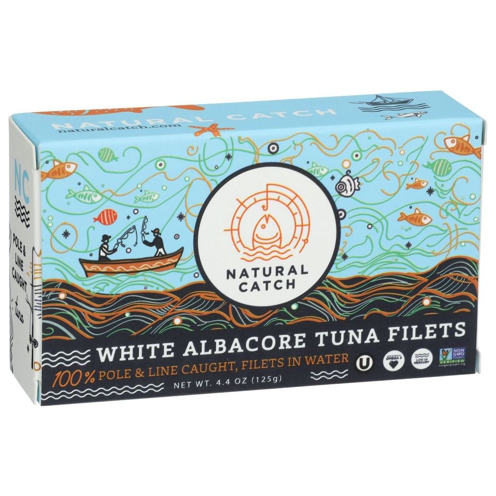 Natural Catch White Albacore Tuna Filets in Water, 4.4 Ounce -- 12 per case