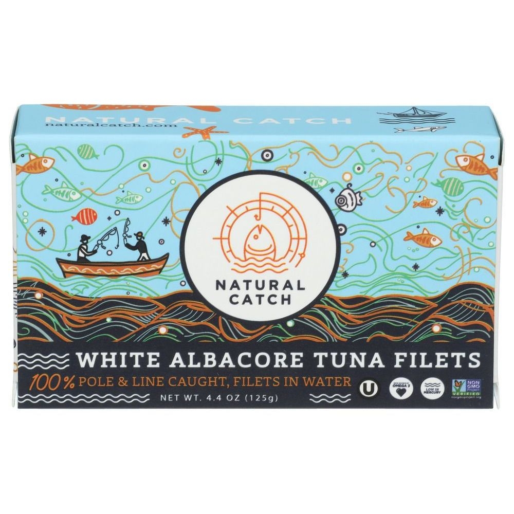 Natural Catch White Albacore Tuna Filets in Water, 4.4 Ounce -- 12 per case
