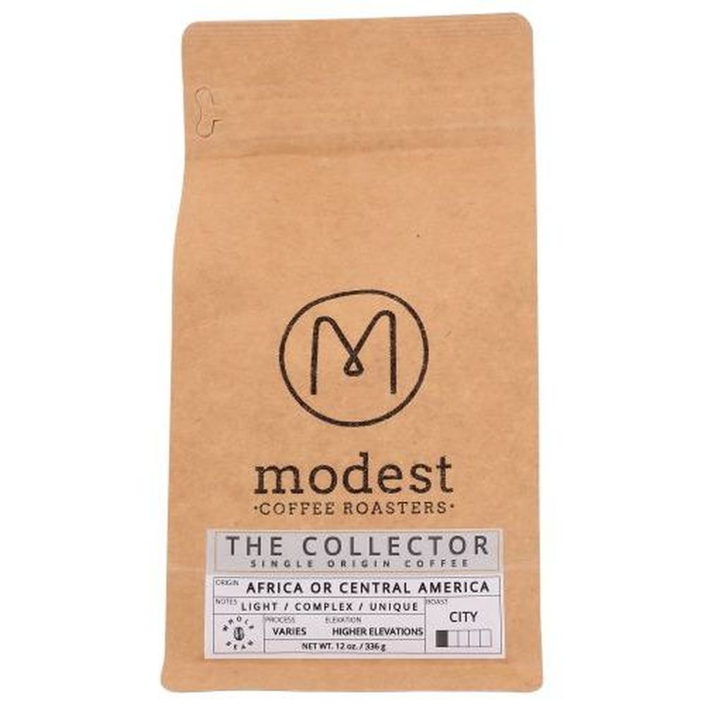 Modest Coffee Roasters The Collector Single Origin Coffee, 12 Ounce -- 6 per case