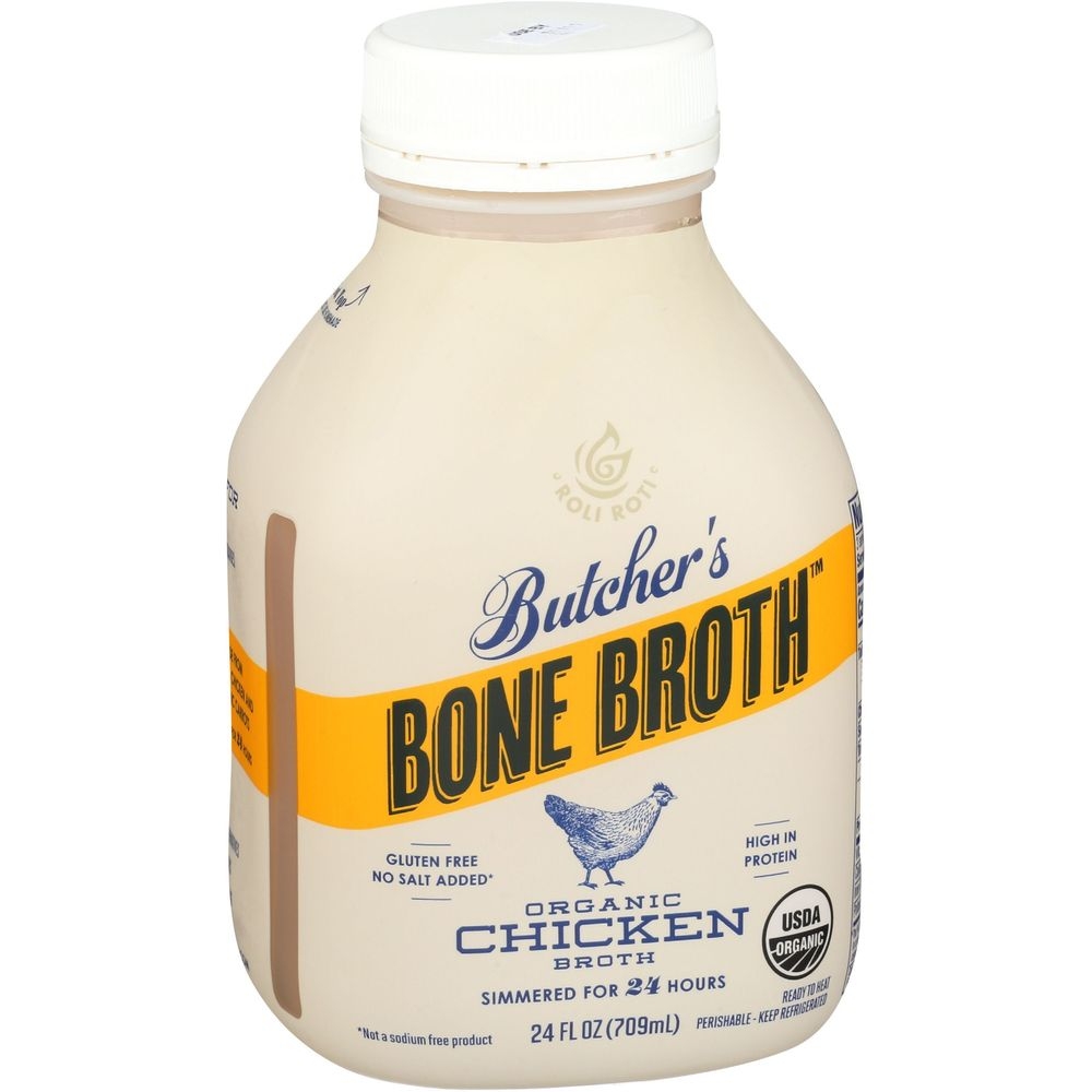Roliroti Butchers Organic Chicken Bone Broth, 24 Fluid Ounce -- 8 per case